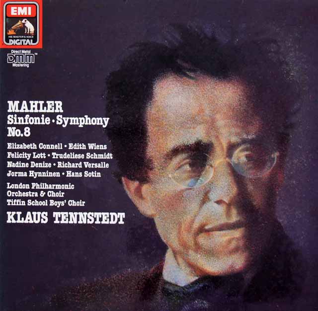 テンシュテットのマーラー/交響曲第8番「千人の交響曲」　独EMI　3221　LP レコード