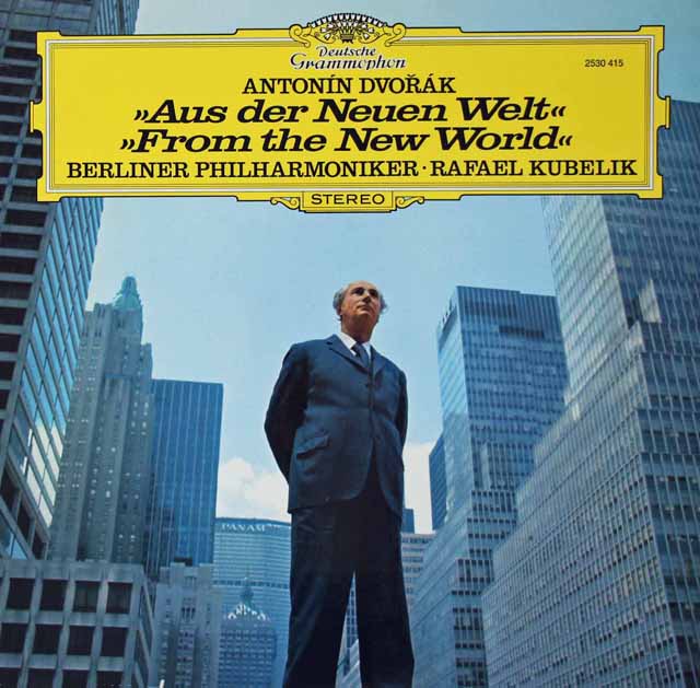 クーベリックのドヴォルザーク/交響曲第9番「新世界より」　独DGG　3221　LP レコード