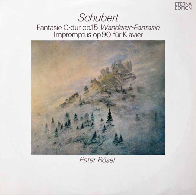 レーゼルのシューベルト/さすらい人幻想曲ほか  独ETERNA　3730　LP レコード