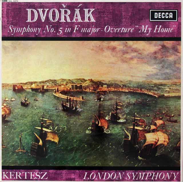 ケルテスのドヴォルザーク/交響曲第5番ほか　英DECCA　3222　LP レコード