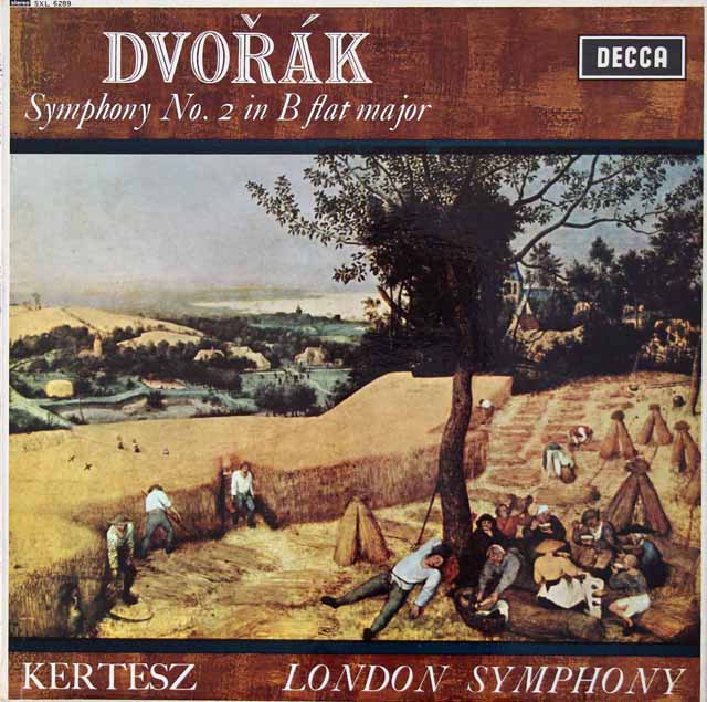 ケルテスのドヴォルザーク/交響曲第2番 　英DECCA　3222　LP レコード
