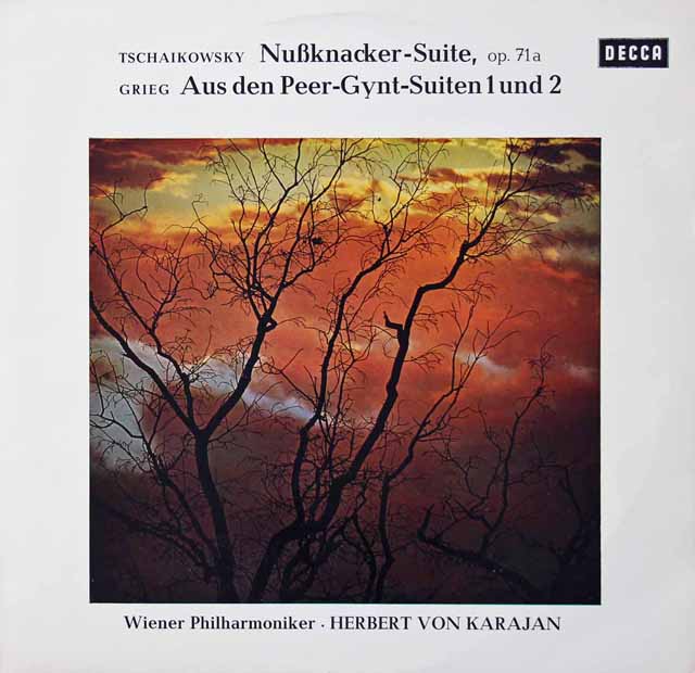カラヤンのチャイコフスキー/「くるみ割り人形」組曲ほか　独DECCA　3222　LP レコード