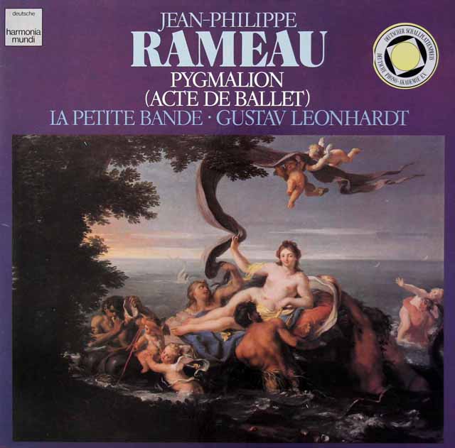 レオンハルトのラモー/「ピグマリオン」　独HM　3593　LP レコード