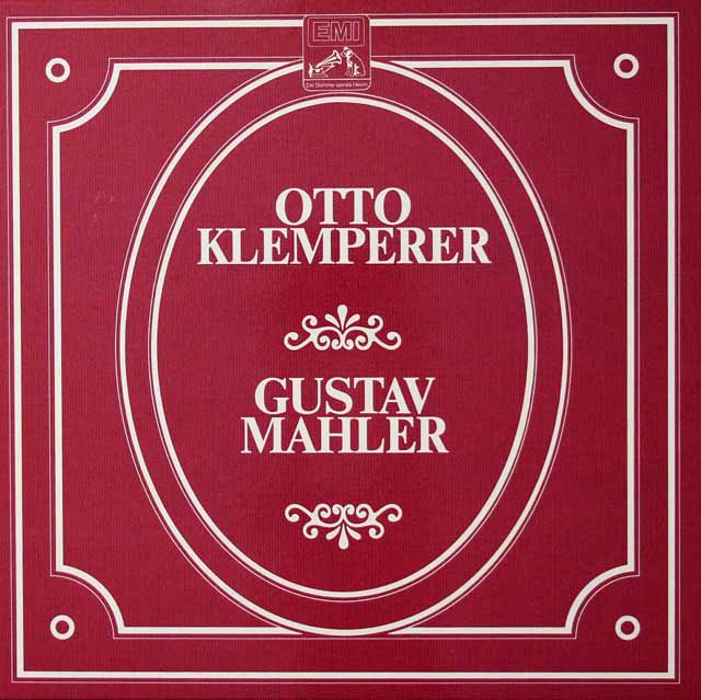 クレンペラーのマーラー/交響曲第2、4、7、9番&「大地の歌」　独EMI　3222　LP レコード