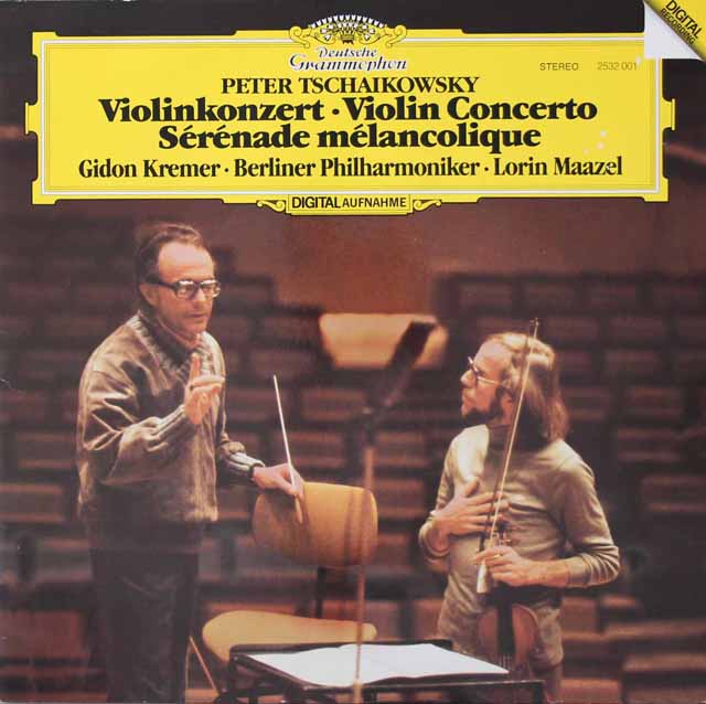 クレーメル、マゼールのチャイコフスキー/ヴァイオリン協奏曲ほか　独DGG　3731　LP レコード