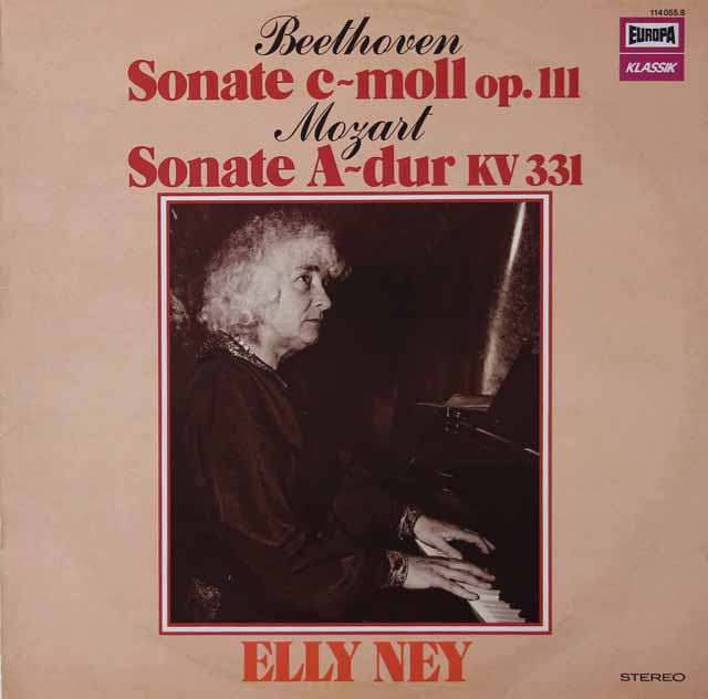 ナイのベートーヴェン&モーツァルト/ピアノソナタ集　独EUROPA　3222　LP レコード