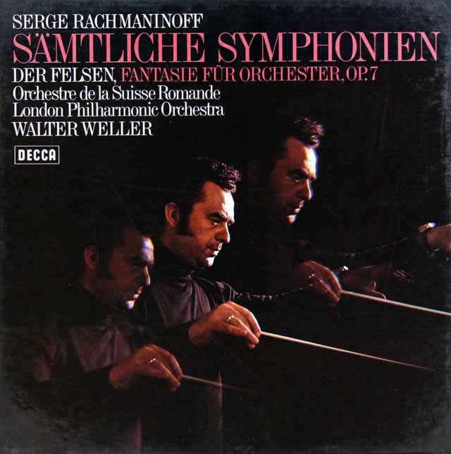 ウェラーのラフマニノフ/交響曲全集　独DECCA　3592　LP レコード