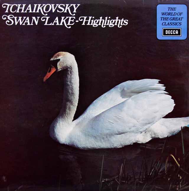 モレルのチャイコフスキー/「白鳥の湖」抜粋　英DECCA　3224　LP レコード