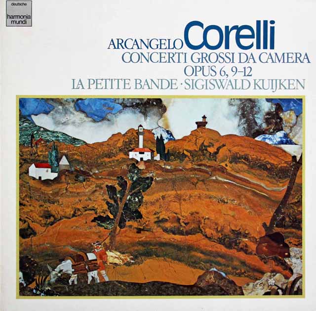 クイケン、ラ・プティット・バンドのコレッリ/合奏協奏曲第9～12番　独HM　3705　LP レコード