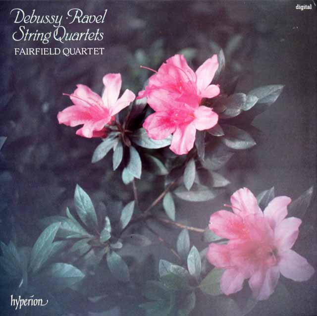 フェアフィールド弦楽四重奏団のドビュッシー、ラヴェル/弦楽四重奏曲集　独hyperion　3705　LP レコード