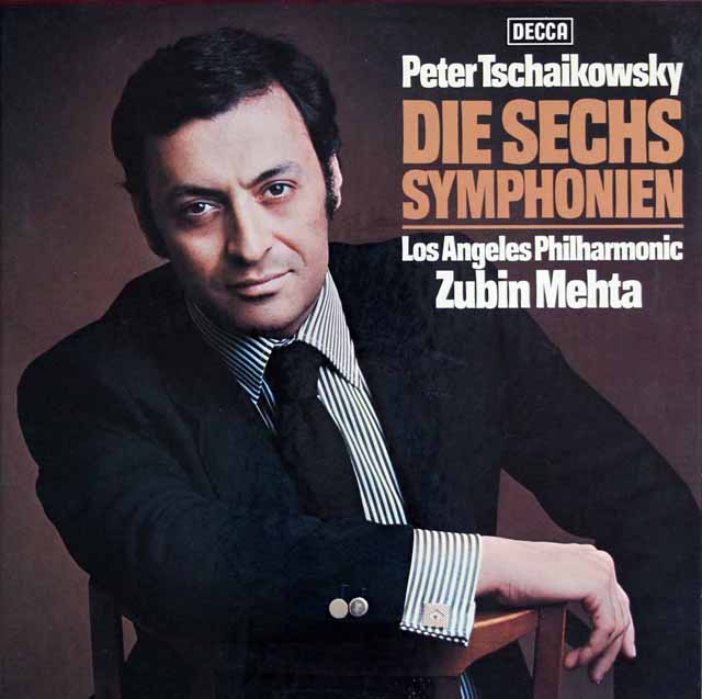 メータのチャイコフスキー/交響曲全集（全6曲）　独DECCA　3225　LP レコード