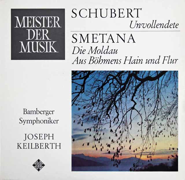 カイルベルトのシューベルト/交響曲第8番「未完成」ほか　独TELEFUNKEN　3225　LP レコード