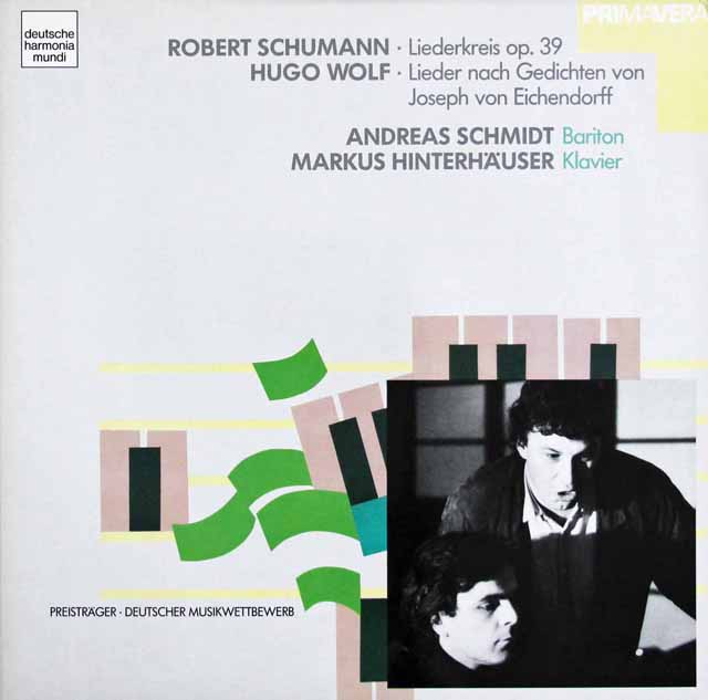 A.シュミットのシューマン/「リーダークライス」ほか　独HM　3531　LP レコード