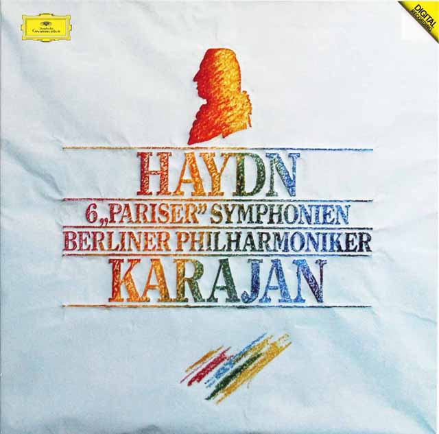 カラヤンのハイドン/パリ・セット 交響曲第82番から87番　独DGG　3532　LP レコード