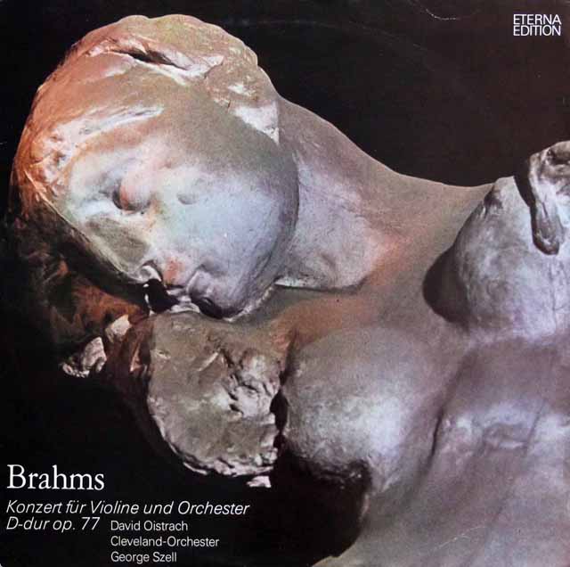 オイストラフ&セルのブラームス/ヴァイオリン協奏曲　独ETERNA　3226　LP レコード