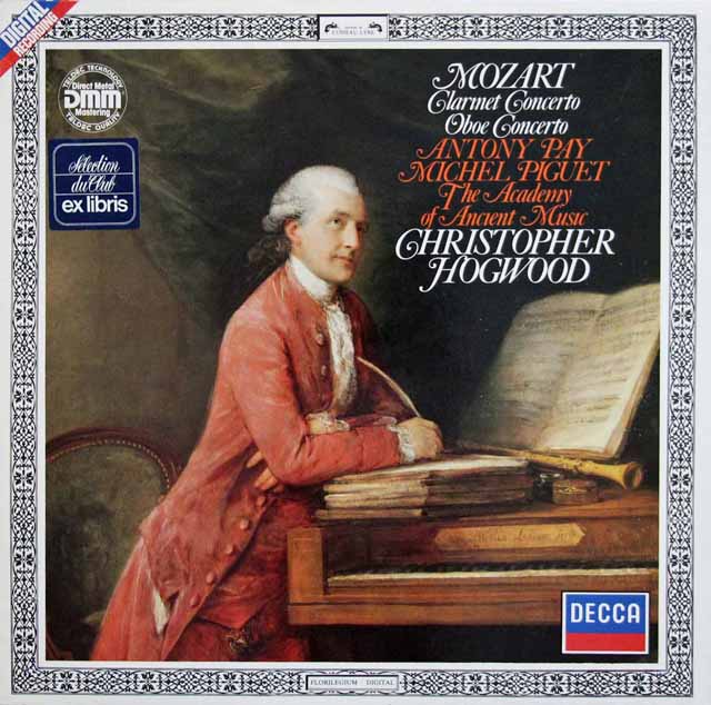 ペイ、ピゲ、ホグウッドのモーツァルト/協奏曲集　独DECCA　3591　LP レコード