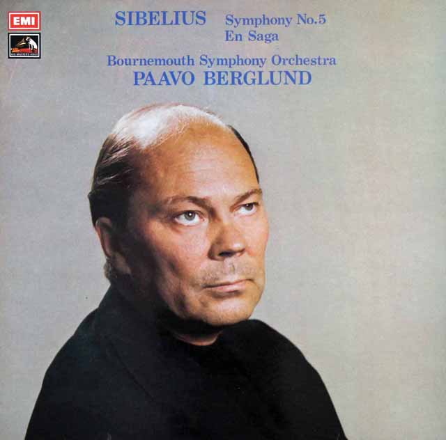 LP レコード オリジナル盤 ベルグルンドのシベリウス/交響曲第5番&「エン・サガ」 英EMI 3226