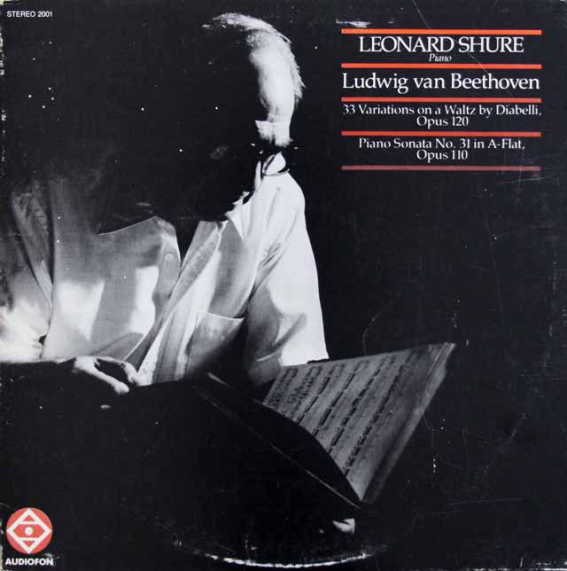 シュアのベートーヴェン/ディアベリ変奏曲ほか　米AUDIOFON　3227　LP レコード