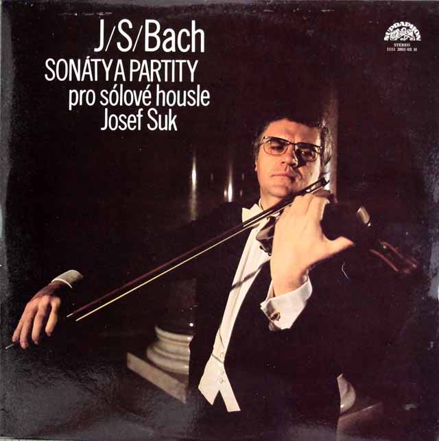 スークのバッハ/無伴奏ソナタ&パルティータ全曲　チェコSUPRAPHON　3227　LP レコード