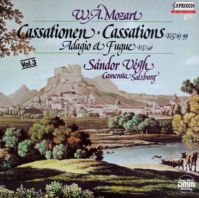 ヴェーグのモーツァルト/カッサシオン&アダージョとフーガ　独CAPRICCIO　3227　LP レコード