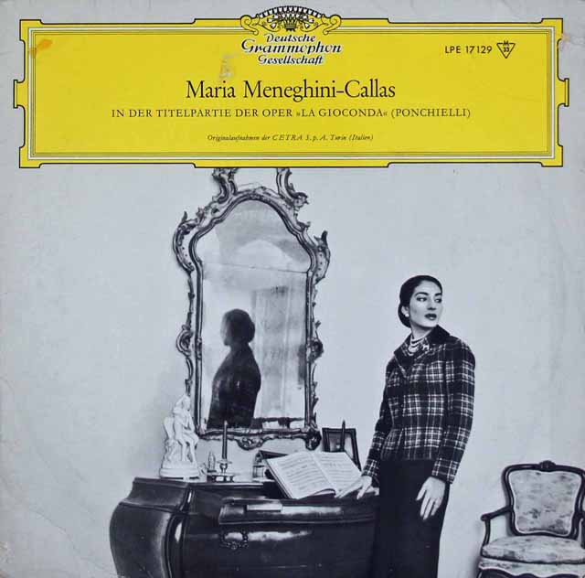 【10インチ盤】　カラス、ヴォットーのポンキエッリ/「ジョコンダ」抜粋　独DGG　3706　LP レコード