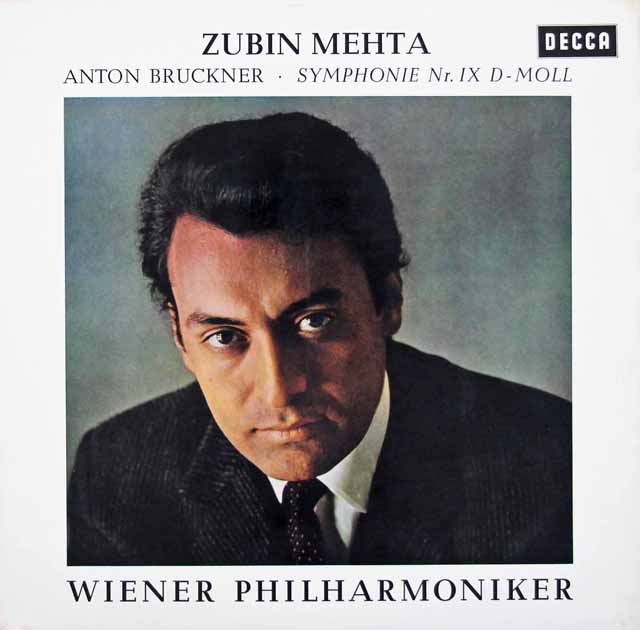 メータのブルックナー/交響曲第9番　独DECCA　3591　LP レコード