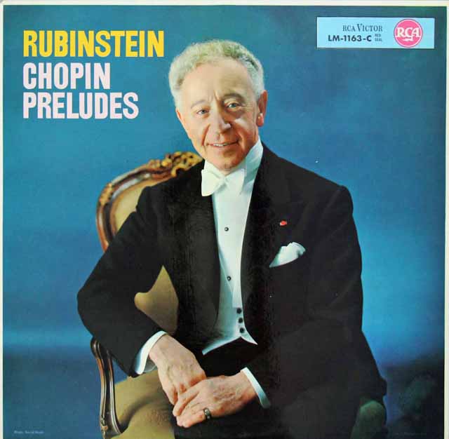 ルービンシュタインのショパン/24の前奏曲　独RCA　3227　LP レコード