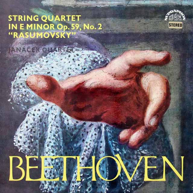 ヤナーチェク四重奏団のベートーヴェン/弦楽四重奏曲第8番　チェコスロヴァキアSUPRAPHON　3228　LP レコード