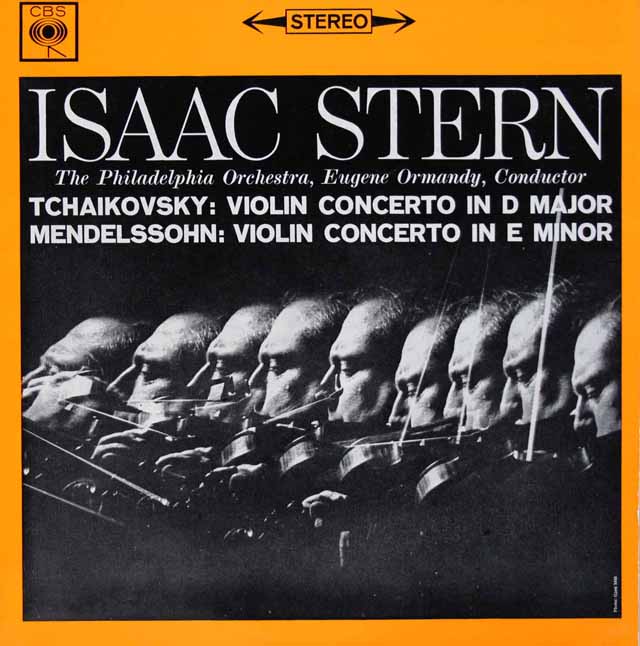 スターン&オーマンディのメンデルスゾーン&チャイコフスキー/ヴァイオリン協奏曲集　英CBS　3228　LP レコード