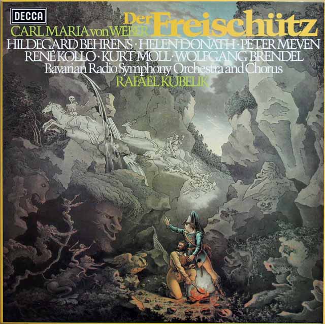 クーベリックのウェーバー/「魔弾の射手」全曲　蘭DECCA　3229　LP　レコード