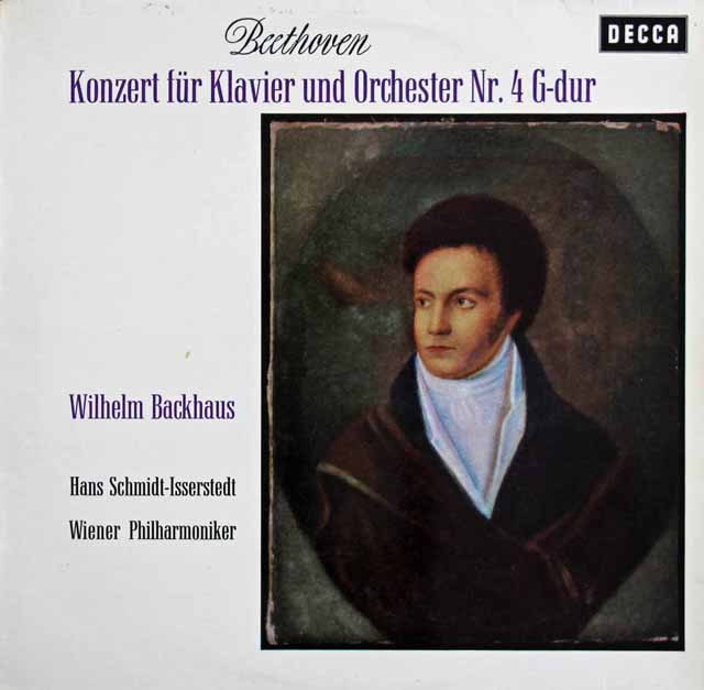 バックハウス、イッセルシュテットのベートーヴェン/ピアノ協奏曲第4番　スイスDECCA　3229　LP レコード