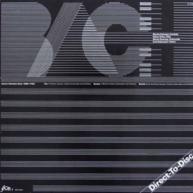 【ダイレクトカット】シュスター、ドーン、オスターターク、セベスチャンのバッハ/室内楽曲集　独JETON　3229　LP レコード
