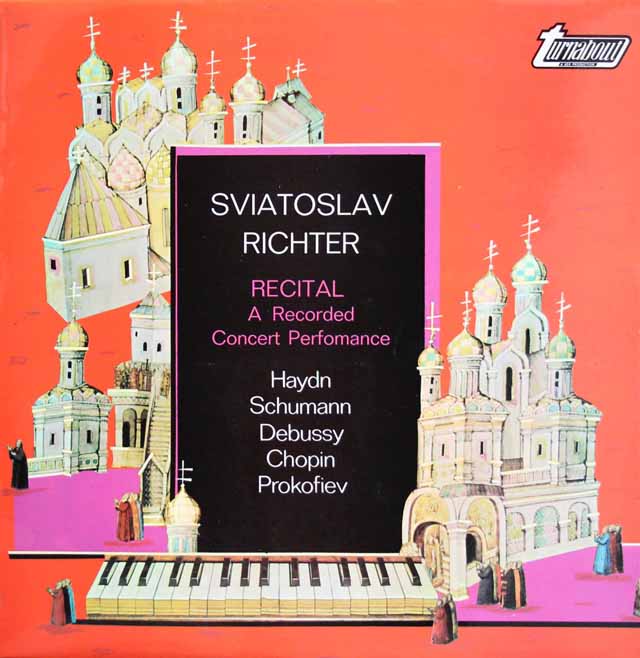 リヒテル・コンサート・ライヴ、ハイドン＆プロコフィエフ/ピアノ・ソナタほか　英turnabout　3230　LP レコード