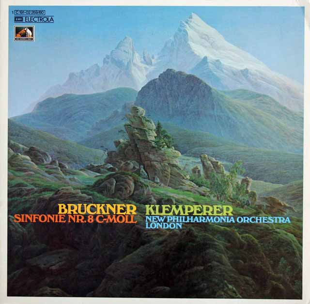クレンペラーのブルックナー/交響曲第8番　独EMI　3802　LP レコード