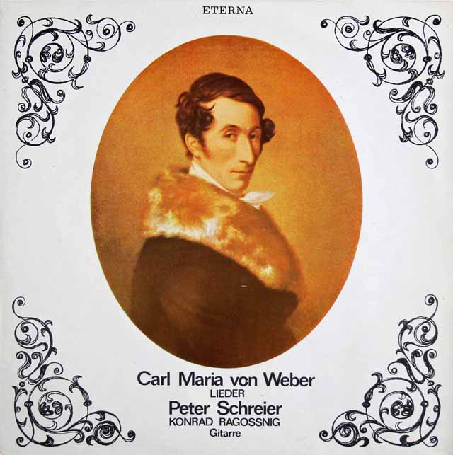 シュライアーのウェーバー/歌曲集　独ETERNA　3802　LP レコード