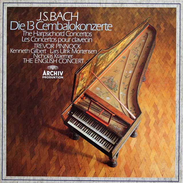 ピノックのバッハ/チェンバロ協奏曲全集　独ARCHIV　3230　LP レコード