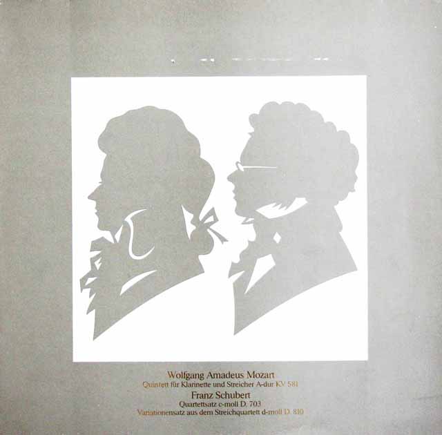 アマデウス四重奏団のシューベルト/弦楽四重奏曲第12&14番ほか　独Gerling-Konzern非売品　3231　LP レコード