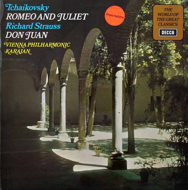 カラヤンのチャイコフスキー/「ロメオとジュリエット」ほか　英DECCA　3804　LP レコード