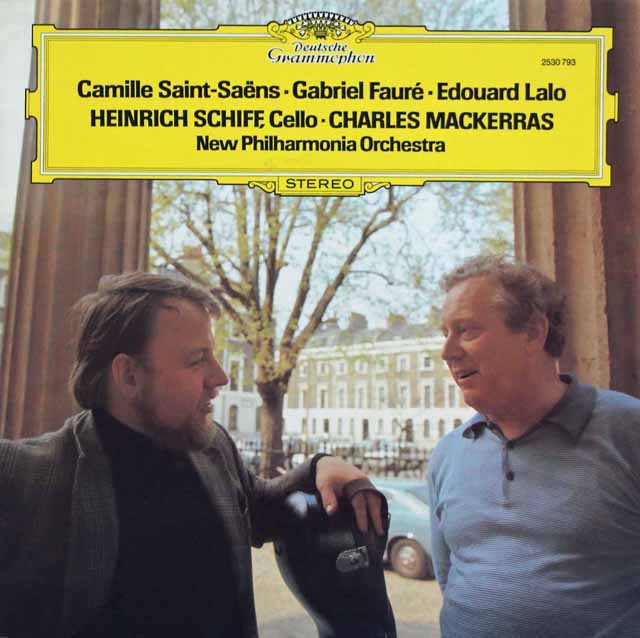 シフ、マッケラスのサン=サーンス/チェロ協奏曲第1番ほか　独DGG　3803　LP レコード
