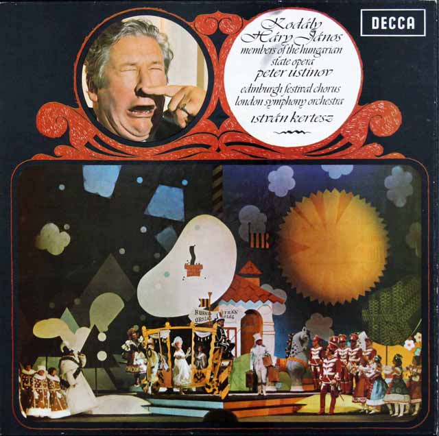 ケルテスのコダーイ/歌劇「ハーリ・ヤノーシュ」全曲　英DECCA　3698　LP レコード