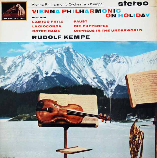 【特価！・オリジナル盤】　ケンペ/ウィーン・フィルの休日　英EMI　3698　LP レコード
