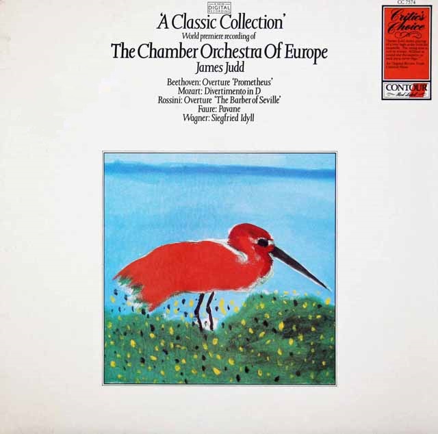 ジェームス・ジャッドのベートーヴェン/「プロメテウスの創造物」序曲ほか　英CONTOUR　3805　LP レコード