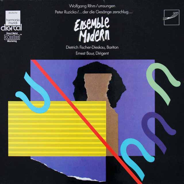 ディースカウとアンサンブル・モデルンらのリーム/umsungenほか　独HM　3270　LP レコード