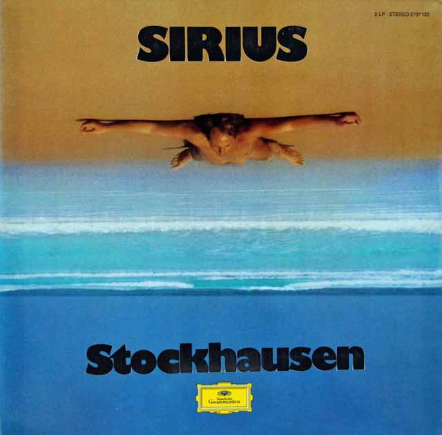 シュトックハウゼンの自作自演/「シリウス」　★長岡鉄男の外盤A級セレクション第1巻76 掲載盤　独DGG　3270　LP レコード