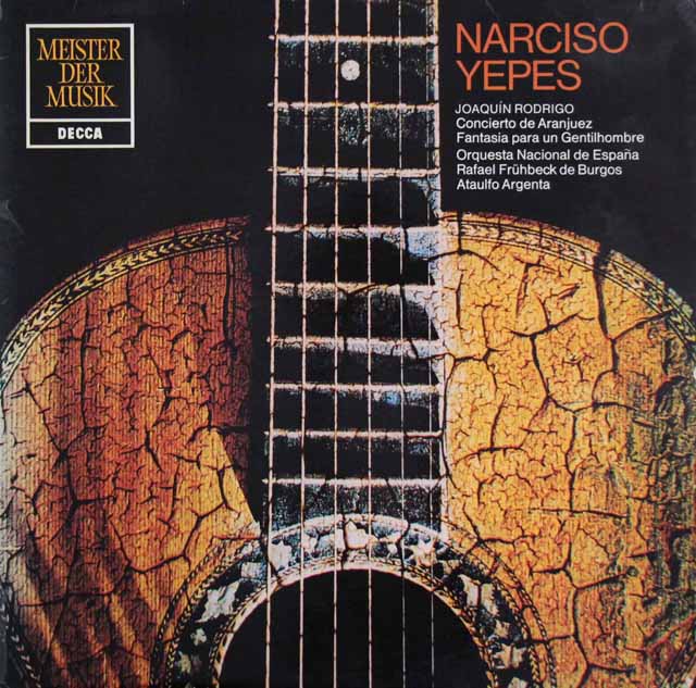 イエペス、アルヘンタのロドリーゴ/アランフェス協奏曲ほか　独DECCA　3301　LP レコード