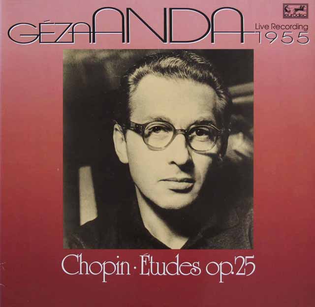 アンダのショパン/「12の練習曲」ほか　独eurodisc　3301　LP レコード