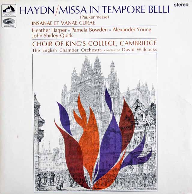 【オリジナル盤】　ウィルコックスのハイドン/「戦時のミサ」　英EMI　3806　LP レコード