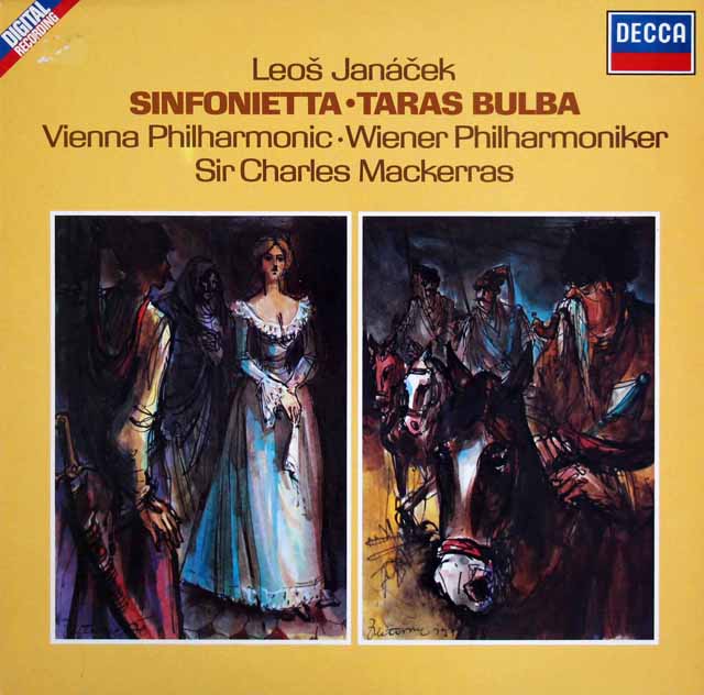 マッケラスのヤナーチェク/「シンフォニエッタ」 & 「タラス・ブーリバ」　独DECCA　3303　LP レコード