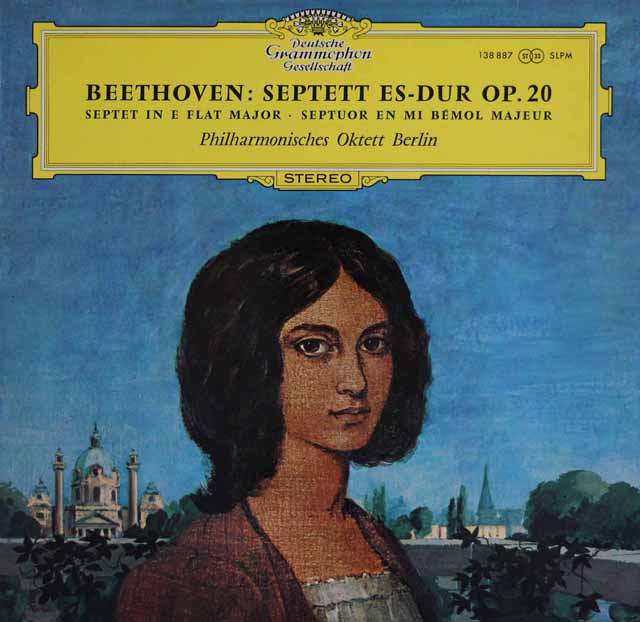 ベルリンフィル・オクテットのベートーヴェン/七重奏曲ほか　独DGG　3808　LP レコード