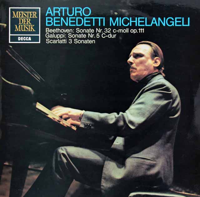 ミケランジェリのベートーヴェン/ピアノソナタ第32番ほか　独DECCA　3304　LP レコード